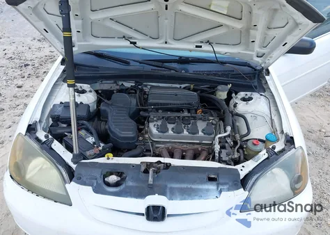 2002 Honda Civic Lx z USA, uszkodzony, nr VIN 1HGEM225X2L055668